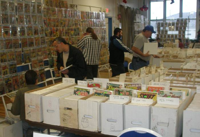 Fans shopping at Clifton NJ Comic Book Show