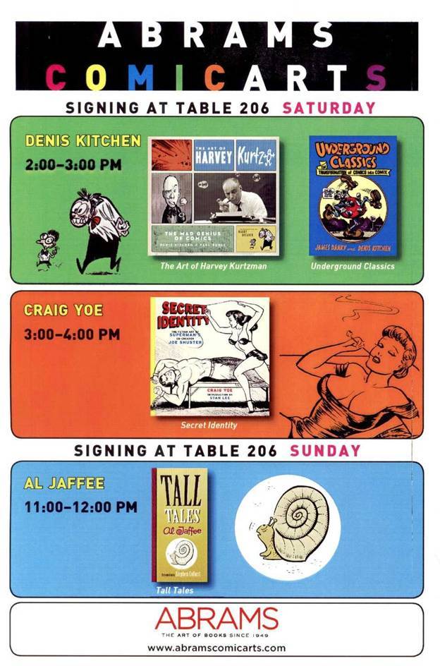 Abrams Books (Booth #206) at MoCCA ArtFest