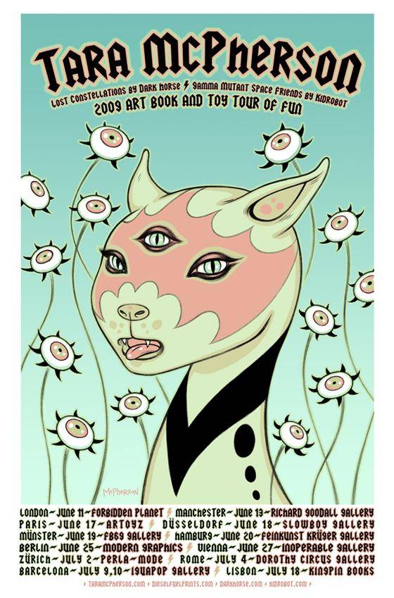 Tara McPherson's European Tour
