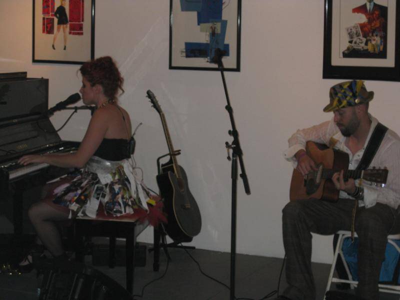 Nina Storey jams to close out the evening.