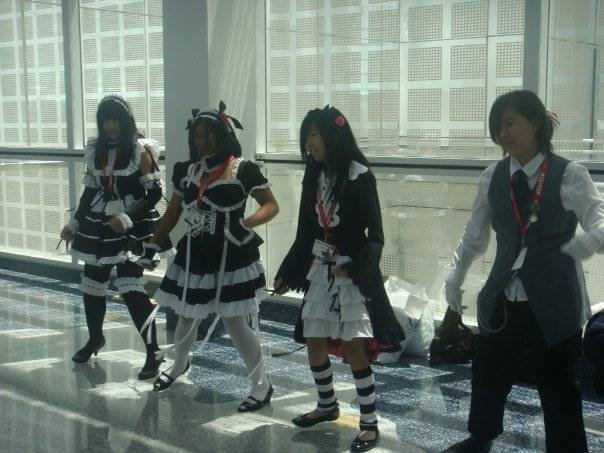 Little girls sing and dance to some J-pop beats.