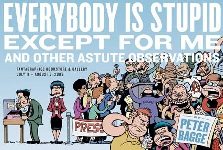 Peter Bagge signs at Fantagraphics on July 11th.