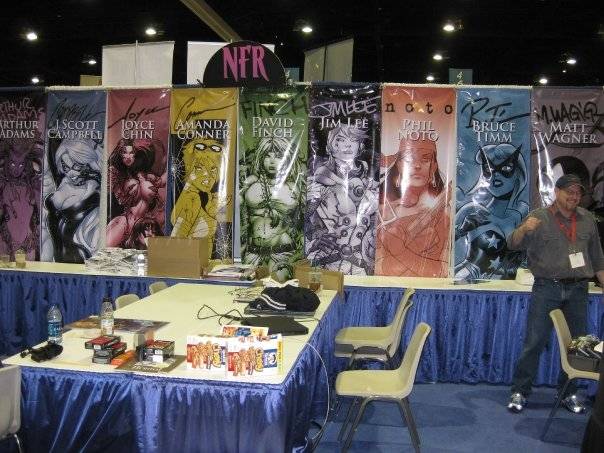 Naked Fat Rave booth aka The Rat Pack.