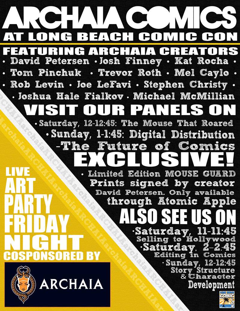 Archaia at Long Beach Comic Con