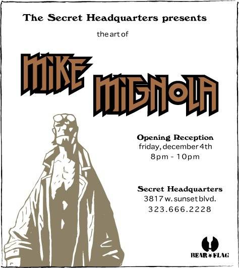 Mike Mignola appears at Secret Headquarters