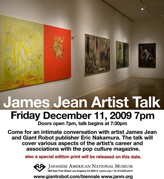 James Jean speaks on Dec 11th
