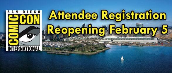 Comic-Con Registration Announcement
