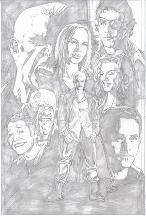 Steve Scott BuffyFest pencils