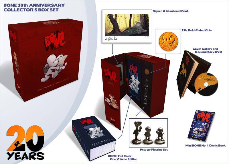 The Bone 20th Anniversary Full Color One Volume Collector's Box Set