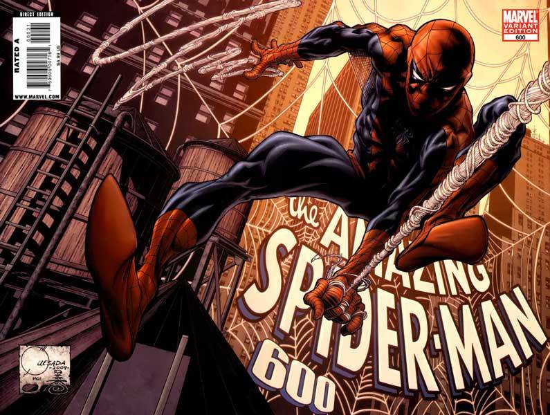 Amazing Spider-Man #600 cover by Joe Quesada