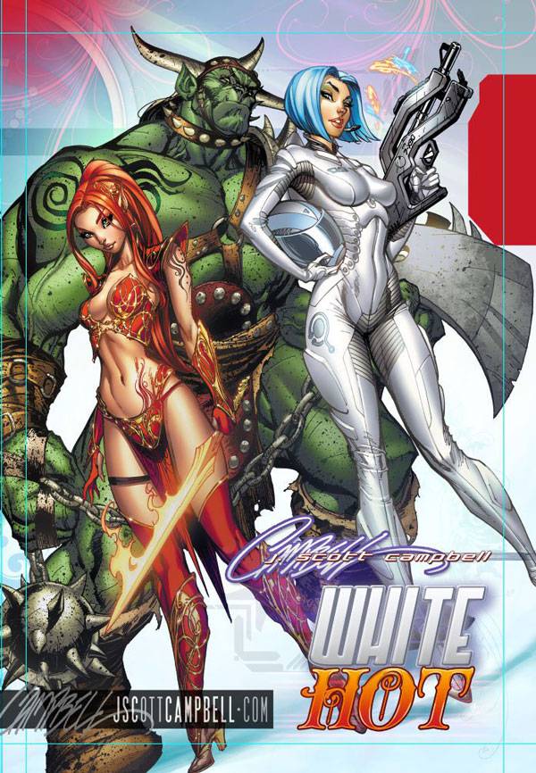 J. Scott Campbell White Hot SDCC 2011