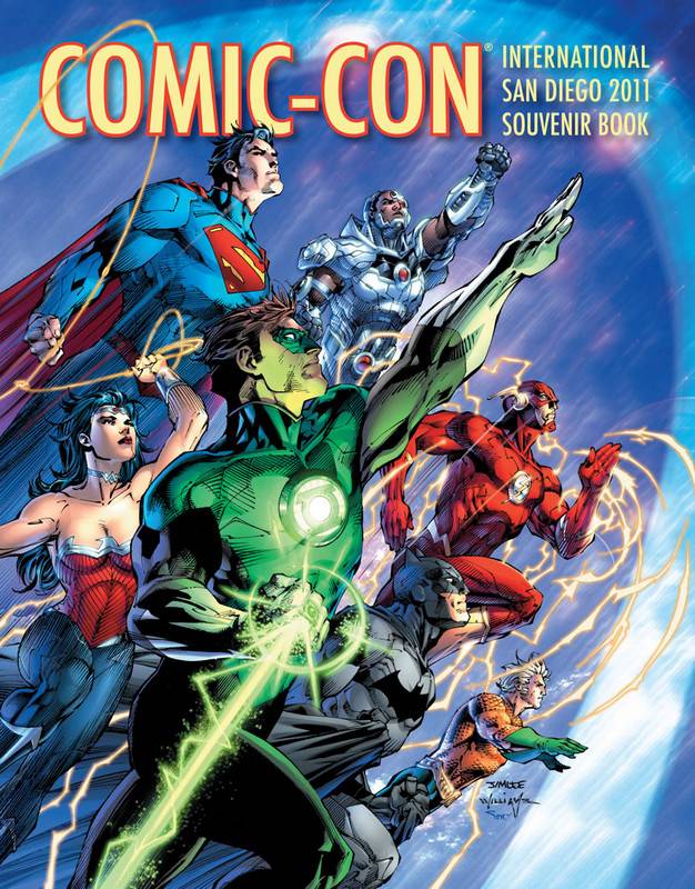 SDCC 2011 Souvenir Book with Justice League art by Jim Lee