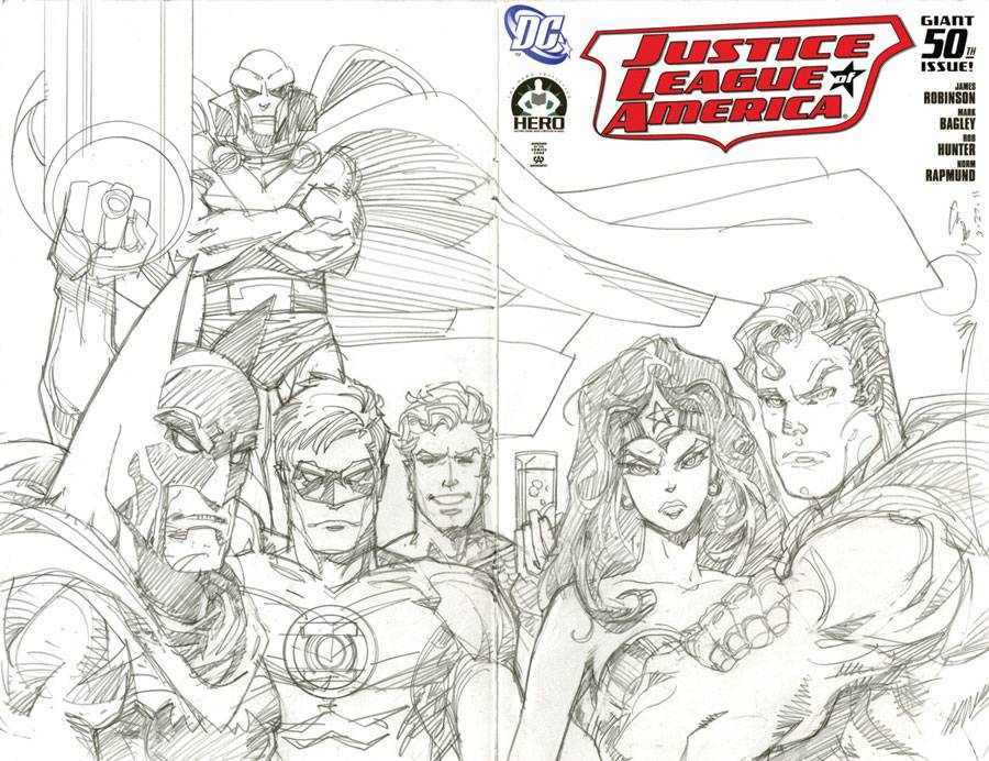 JLA #50 Cover by Walt Simonson