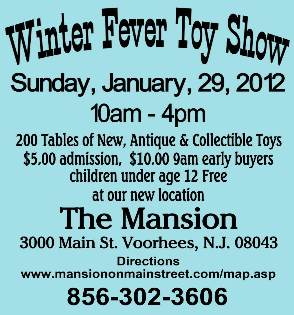 Winter Fever Toy Show Flyer