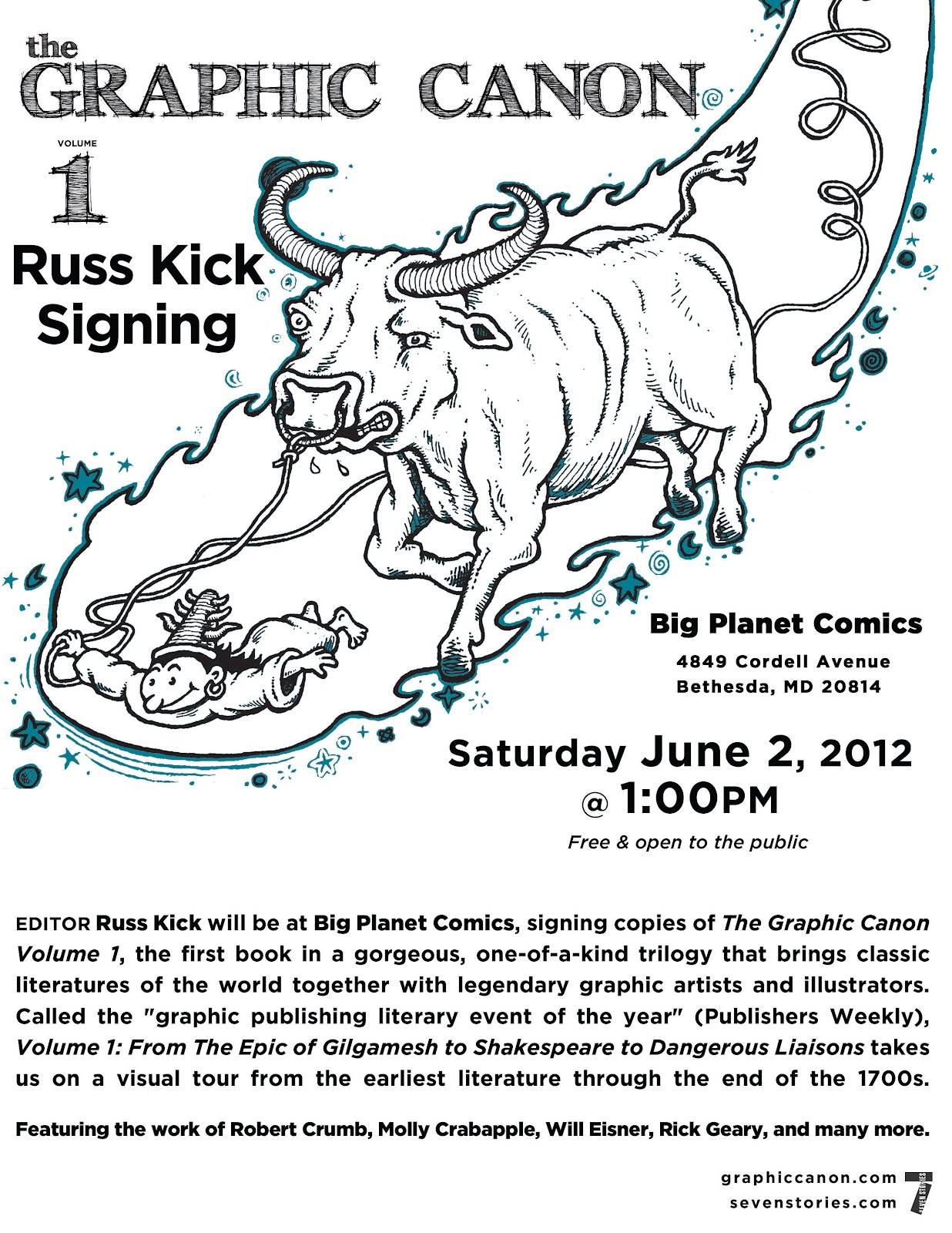 graphic canon flier-big planet comics-725554