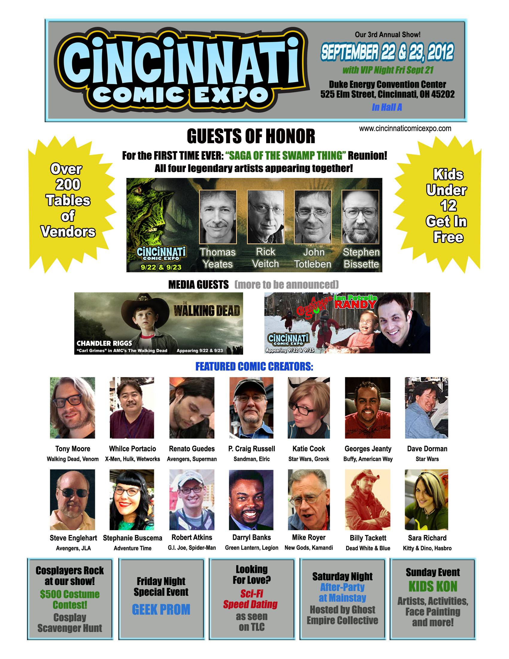 Cincinnati Comic Expo flyer
