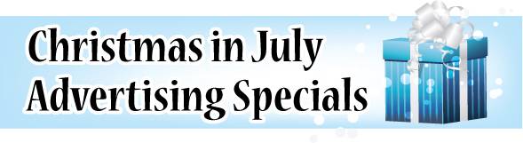 Christmas In July Advertising Specials