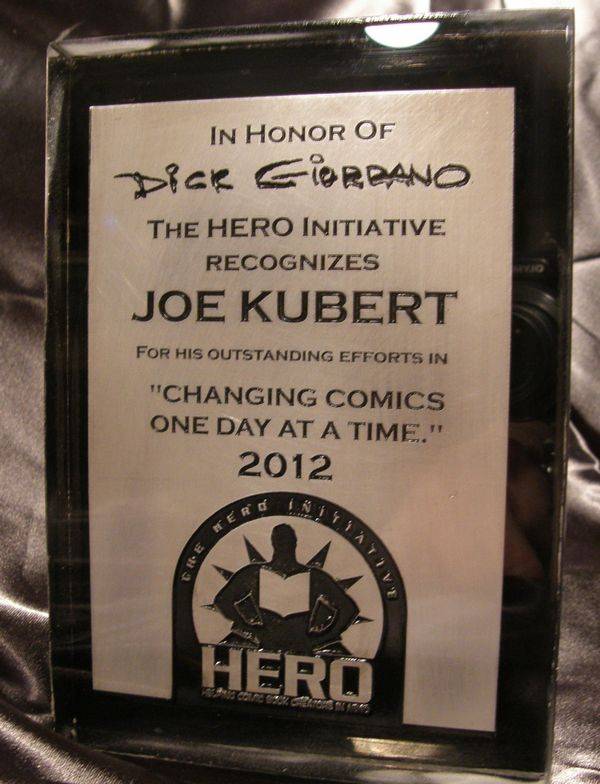 Joe Kubert HI Award