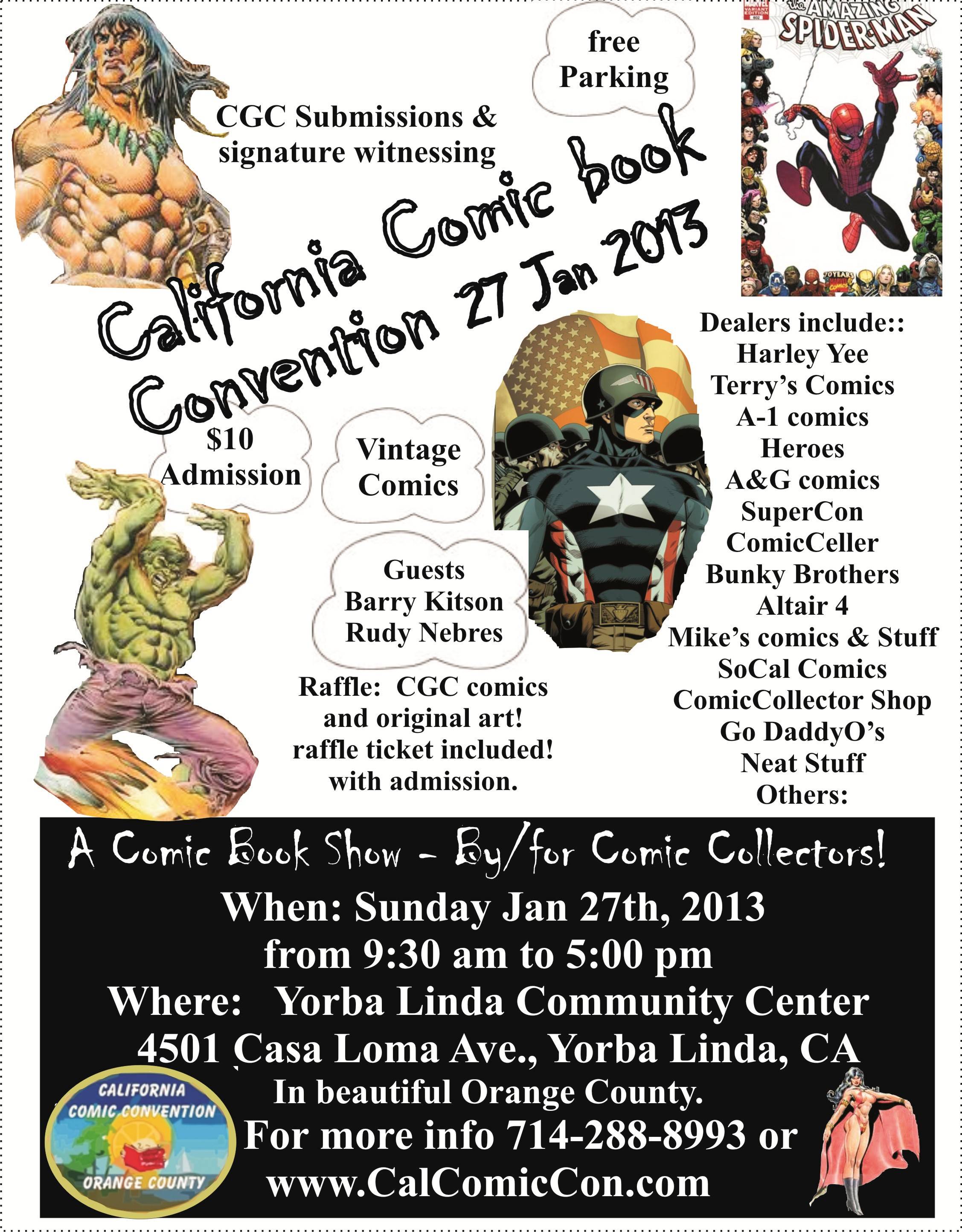 CalComicCon Flyer