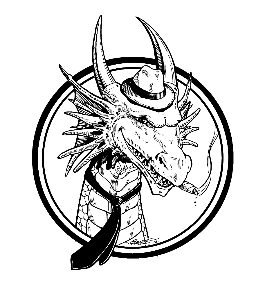 Smoking Dragon by Larry Elmore