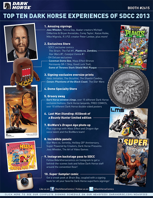 SDCC 2013 Dark Horse