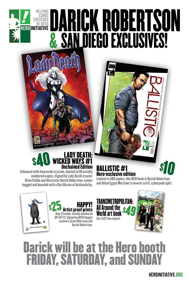 Hero Initiative SDCC 2013