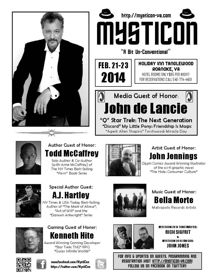 MystiCon 2014 Flyer