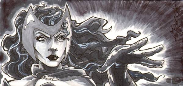 Scarlet Witch by Bob Petrecca