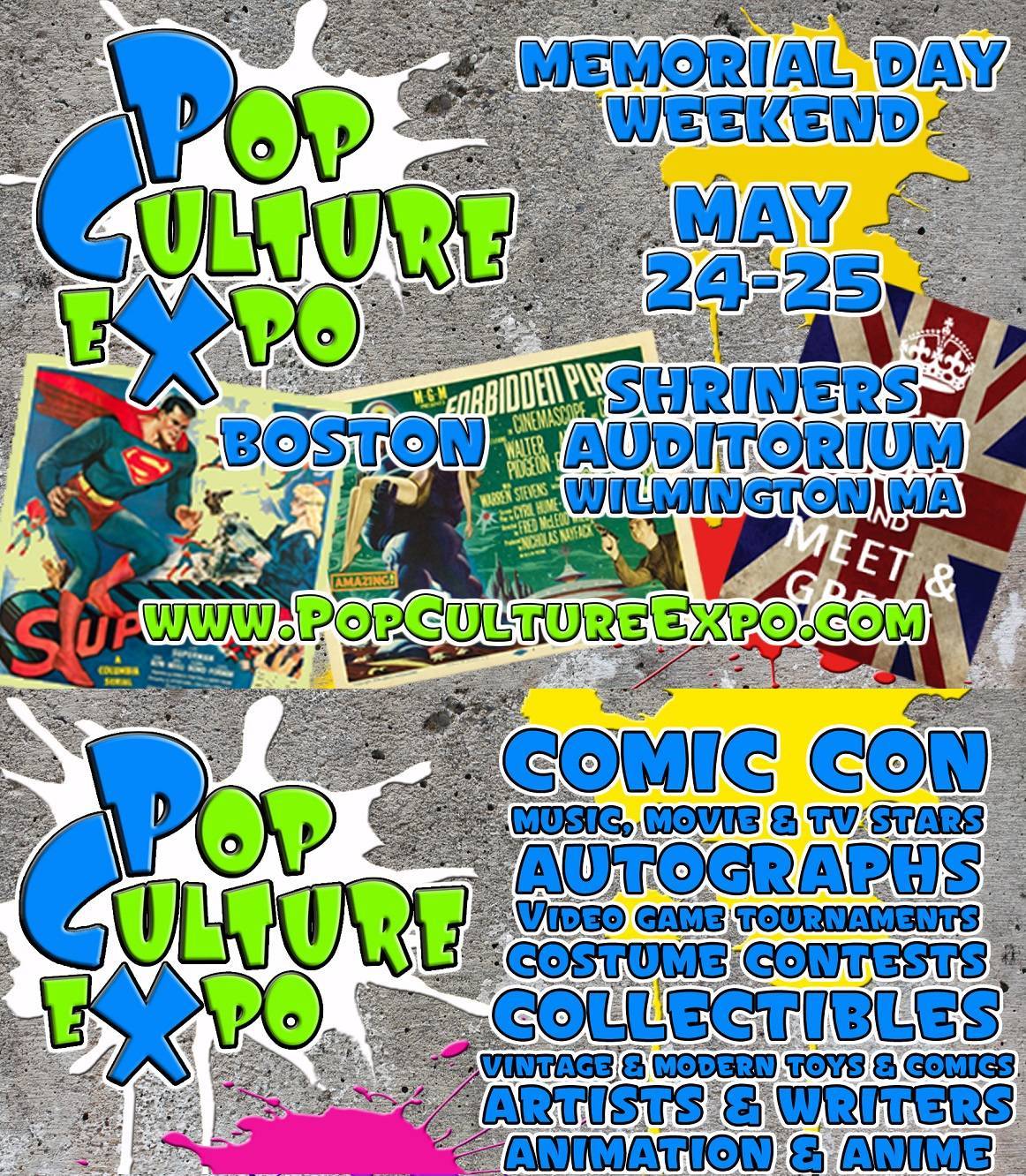 Pop Culture Expo flyer
