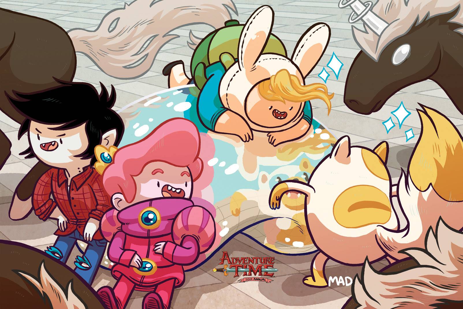 ADVENTURE TIME 2014 ANNUAL #1 C2E2 Exclusive Cover by Mad Rupert