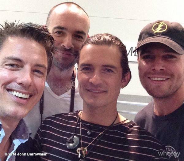 Barrowman Amell Bloom SDCC