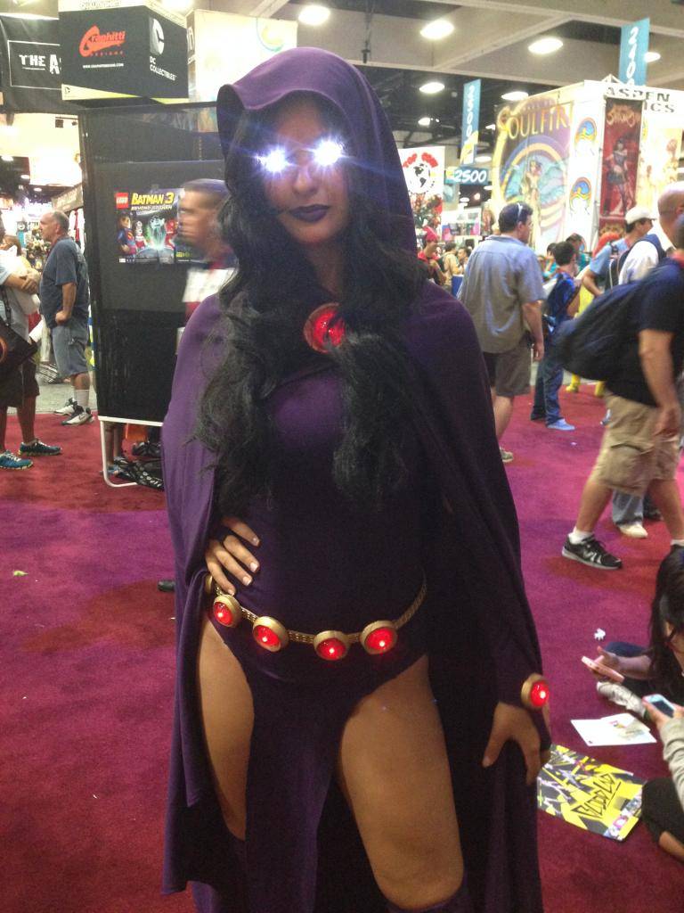 By far the coolest: Raven with glowing eyes!