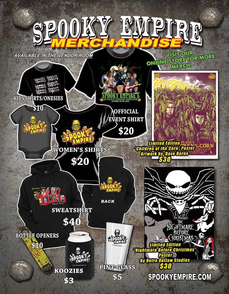 Spooky Empire Merchandise