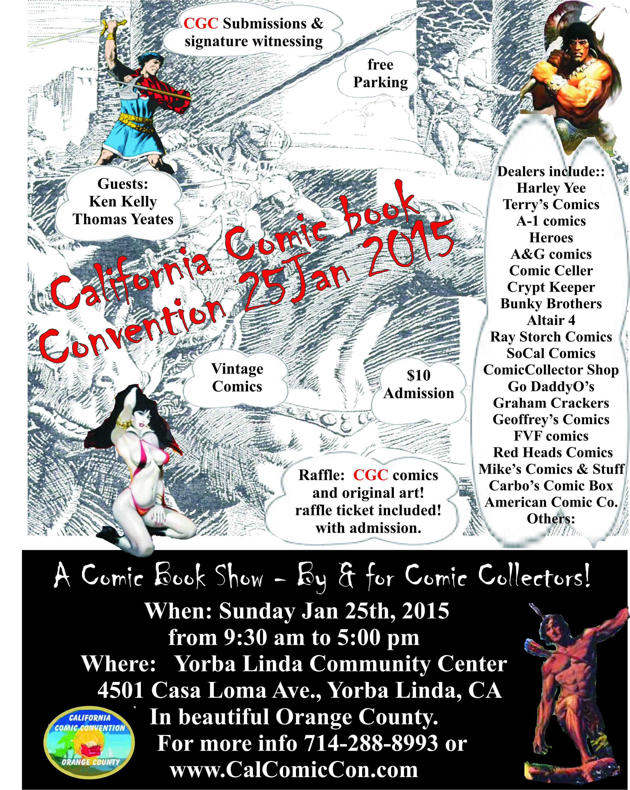 CalComicCon flyer