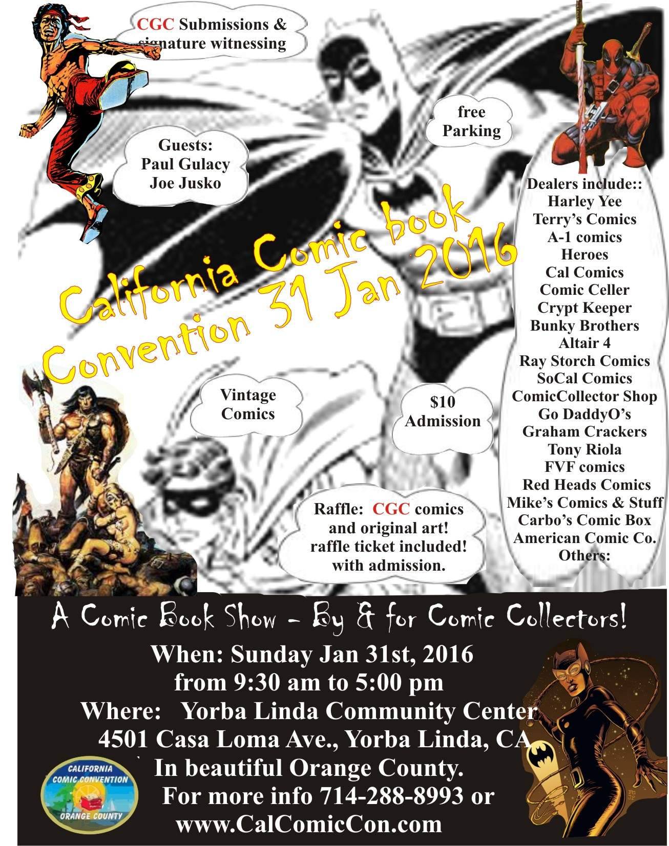 CalComicCon Flyer