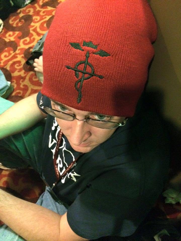 My dad stole my brand new beanie. 