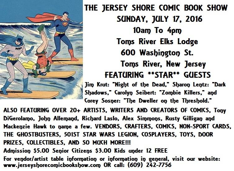 Jersey Shore Comic Book Show
