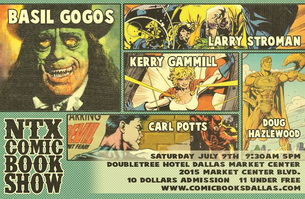 July 9th Comic Book Show in Dallas