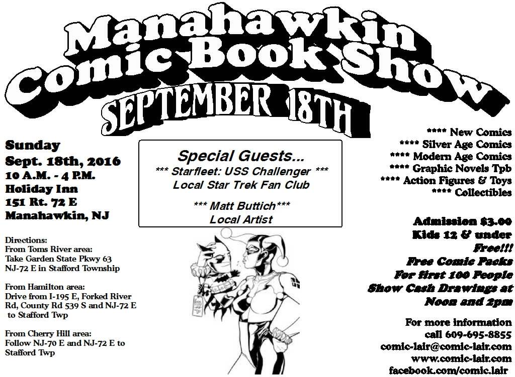 Manahawkin Comic Book Show