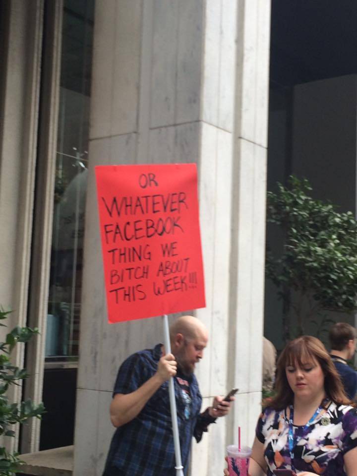 And here we see . . . the typical Facebook user.