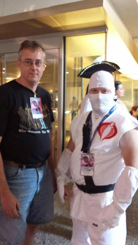No, Storm Shadow isn't wearing a hat. Some pirate photo bombed us.