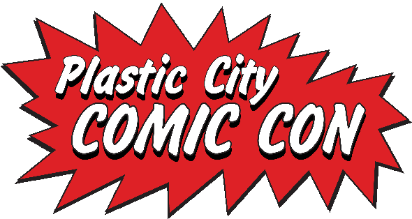 Plastic City Comic Con Logo
