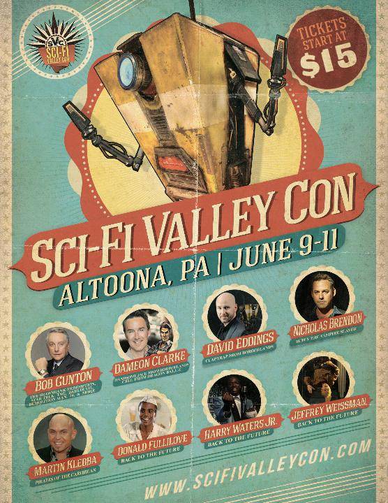 Sci-Fi Valley Con flyer