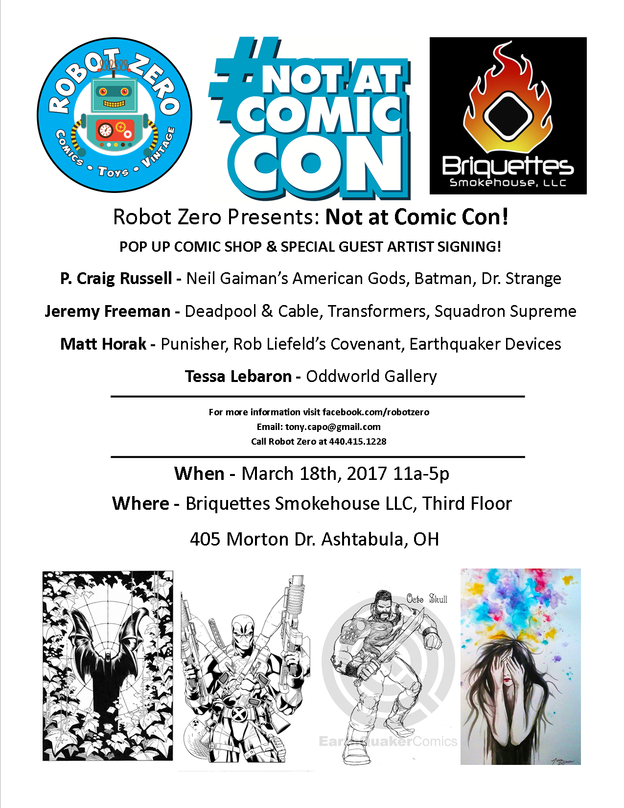 Signing - P. Craig Russell, Matt Horak, Jeremy Freeman, Tessa Lebaron