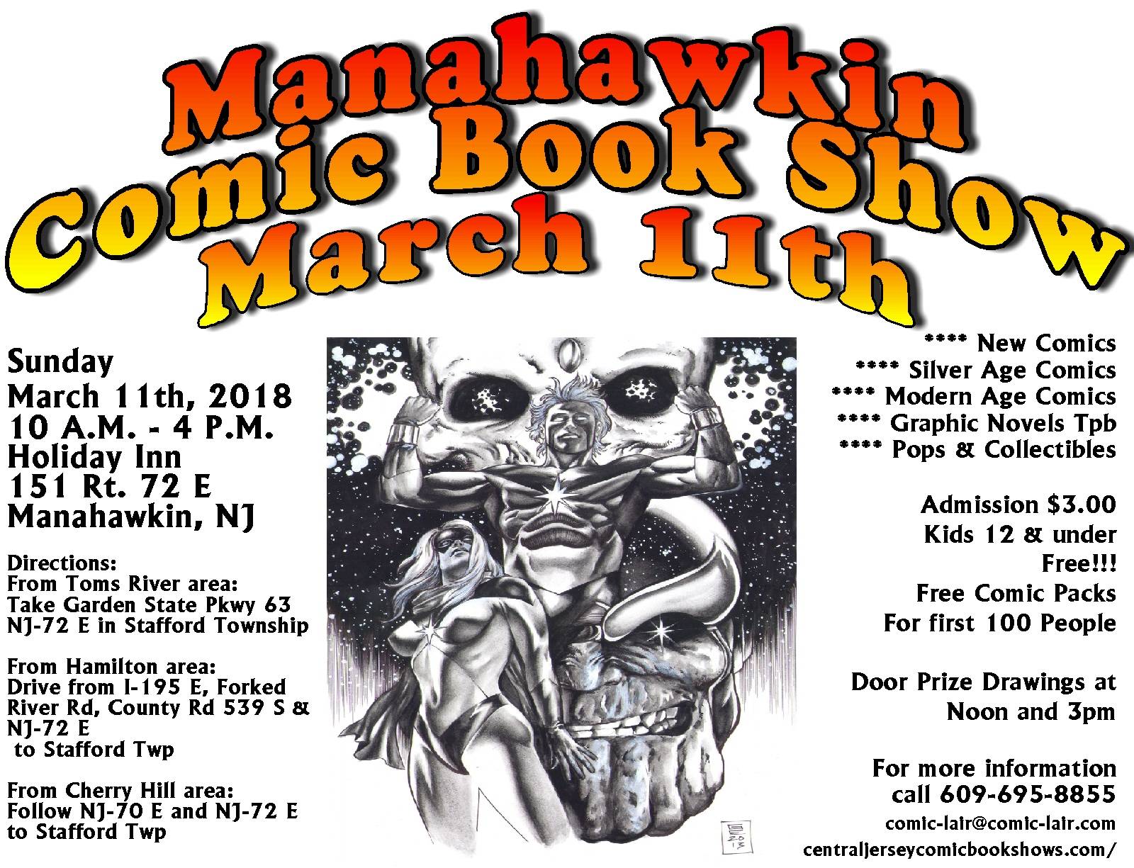 Manahawkin Comic Book Show March 11