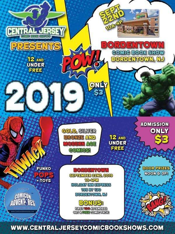 Bordentown Comic Book Show Flyer