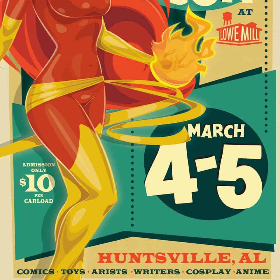 Huntsville Comic Con 2022 Poster