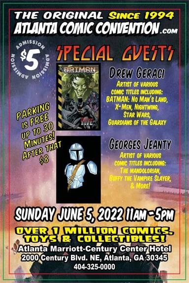 Atlanta Comic Convention (June 5th 2022)
