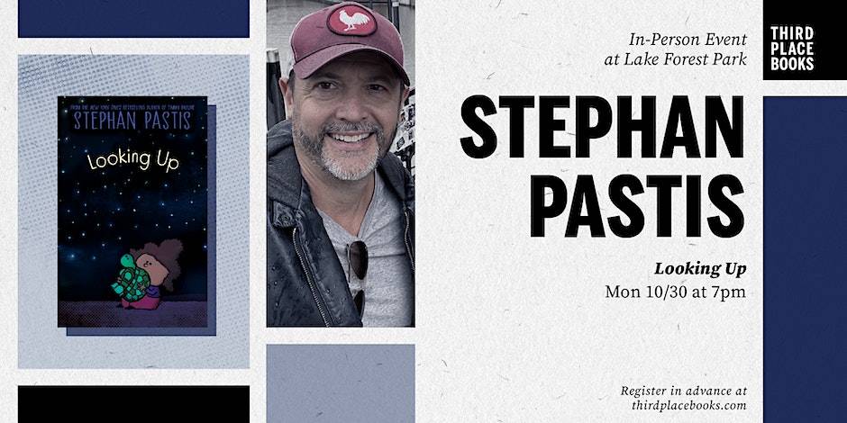 A poster for stephan pastis's book.