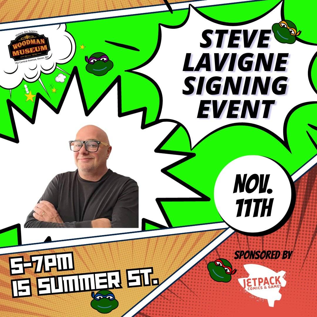 Steve lavigne signing event.